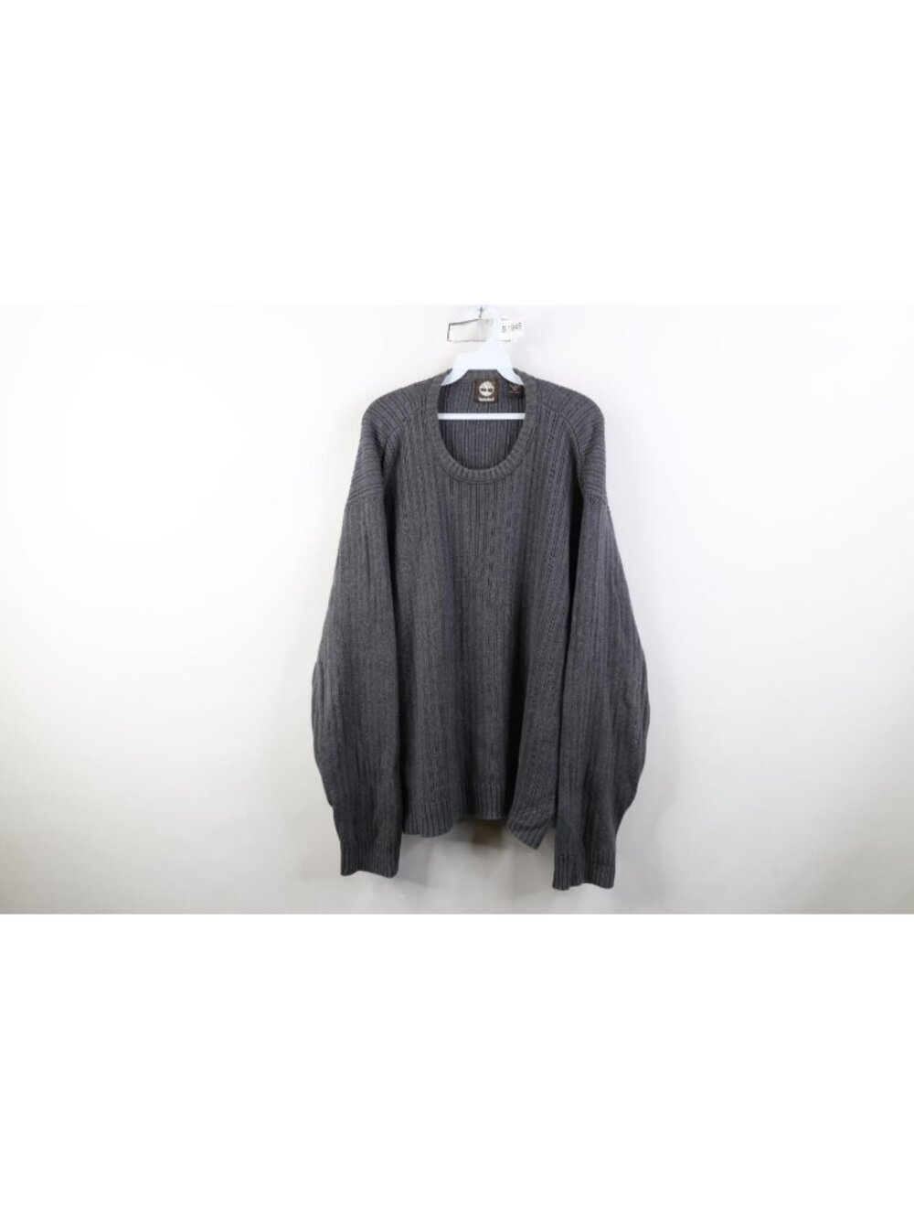 Vintage 90s Y2K Timberland Mens 2XL Faded Heavyweight Cotton Ribbed Knit Sweater